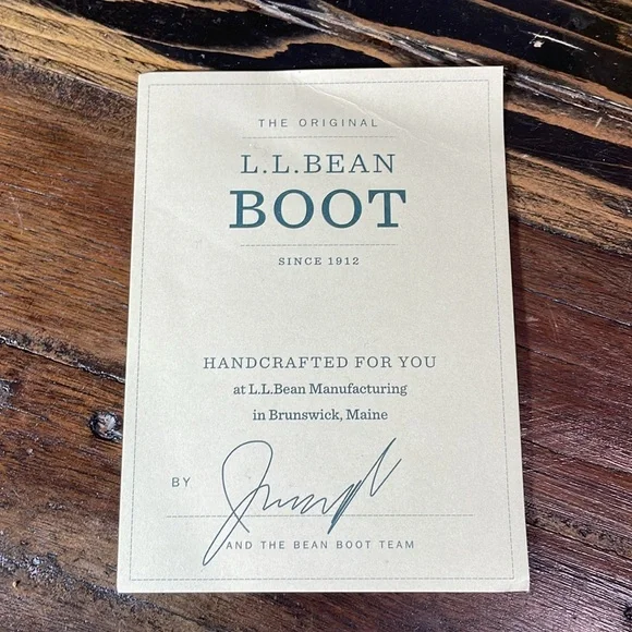 L.L.Bean waterproof classic Bean Boot size 10 NEW IN BOX - great boots! - Picture 6 of 16